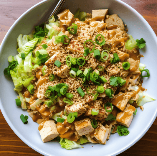 Coconut Cauliflower Rice with Tofu and Vegetables - Keto Australia