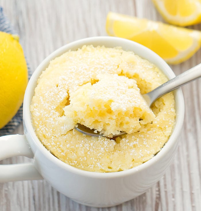 Keto Lemon Mug Cake