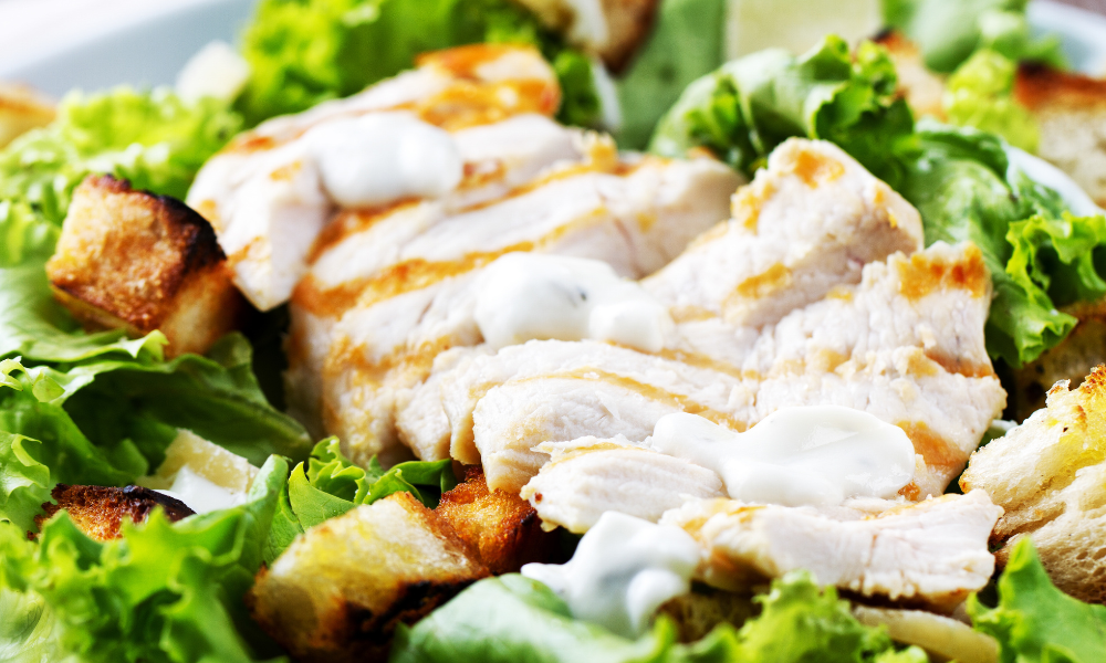 Keto Chicken Caesar Salad Recipe