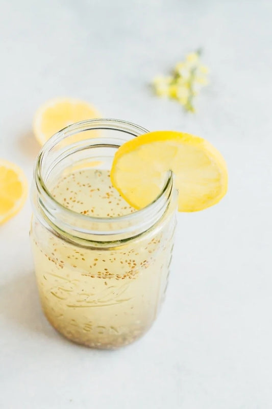 Keto Detox Chia Lemon Water