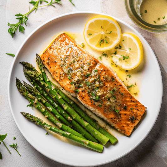 Lemon Herb Salmon with Asparagus - Keto Australia