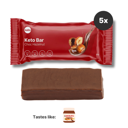 5x Choc Hazelnut Keto Bar