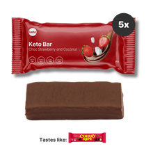 5x Choc Strawberry and Coconut Keto Bar