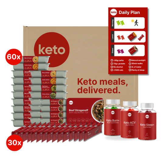 30-Day Keto Meals & Supplement Program