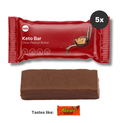 5x Choc Peanut Butter Keto Bar