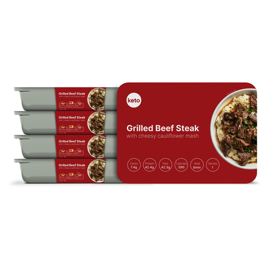 5x Beef Steak & Cheesy Cauli Mash Meal Bundle