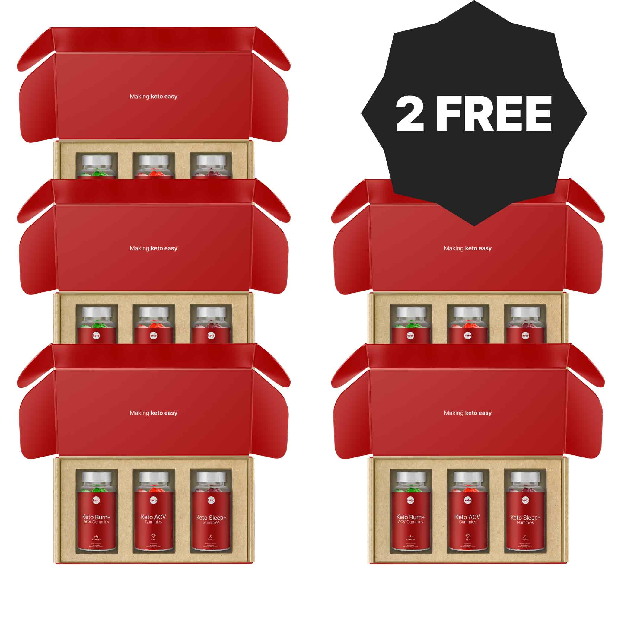 Buy 3 Gummy Kits, Get 2 Free