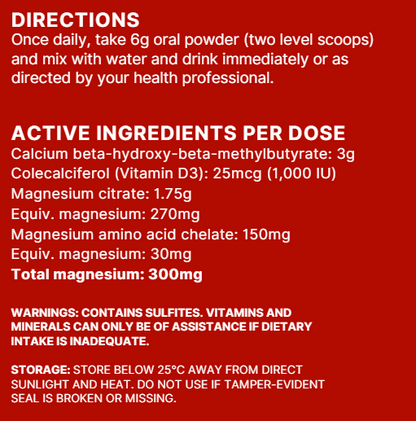 Keto Magnesium + Vitamin D3 + Calcium HMB