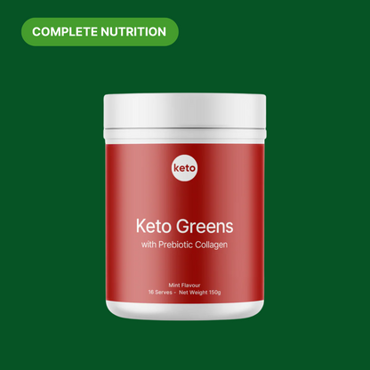 Keto Super Greens + Prebiotic Collagen + Detox